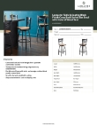 Lancaster Table & Seating 164BCROSBSNT Specsheet