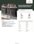 Lancaster Table & Seating 164BCROSCSWA Specsheet
