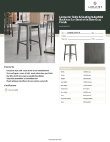Lancaster Table & Seating 164BINDGRYFR Specsheet