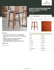 Lancaster Table & Seating 164BINDMAHFR Specsheet