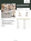 Lancaster Table & Seating 164BINDWHTAN Specsheet