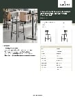 Lancaster Table & Seating 164BINKDSLGRY Specsheet