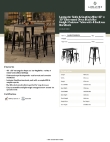 Lancaster Table & Seating 164BL3048BKD Specsheet