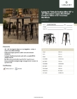 Lancaster Table & Seating 164BL3048CPD Specsheet