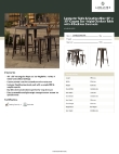 Lancaster Table & Seating 164BL3048CPR Specsheet