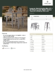 Lancaster Table & Seating 164BL3048SIL Specsheet
