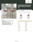 Lancaster Table & Seating 164BLDRSWCBG Specsheet