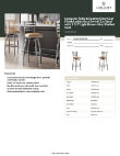 Lancaster Table & Seating 164BLDRSWCLB Specsheet