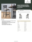 Lancaster Table & Seating 164BMCBVLGKD Specsheet
