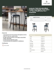 Lancaster Table & Seating 164BMCBVNVAS Specsheet Lancaster Table & Seating 164BMCBVNVAS Specsheet