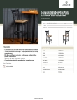 Lancaster Table & Seating 164BMCBWDWAS Specsheet