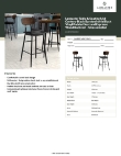 Lancaster Table & Seating 164BMCMBCEBKD Specsheet