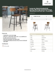 Lancaster Table & Seating 164BMCMVCVB Specsheet