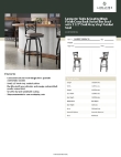 Lancaster Table & Seating 164BMCSWBVDG Specsheet