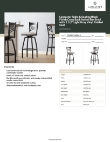Lancaster Table & Seating 164BMCSWBVLG Specsheet