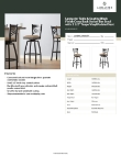 Lancaster Table & Seating 164BMCSWBVTP Specsheet