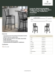 Lancaster Table & Seating 164BMLBVBKAS Specsheet