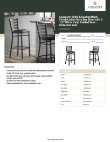 Lancaster Table & Seating 164BMLBVBKKD Specsheet