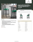 Lancaster Table & Seating 164BMLBVGNAS Specsheet