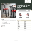 Lancaster Table & Seating 164BMLBVRDAS Specsheet