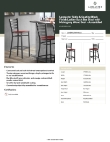 Lancaster Table & Seating 164BMLBWMHAS Specsheet Lancaster Table & Seating 164BMLBWMHAS Specsheet