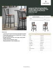 Lancaster Table & Seating 164BMLBWWLKD Specsheet