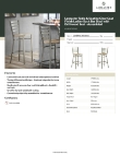 Lancaster Table & Seating 164BMLCWDWAS Specsheet Lancaster Table & Seating 164BMLCWDWAS Specsheet
