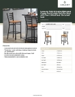 Lancaster Table & Seating 164BMLDWCHKD Specsheet