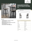 Lancaster Table & Seating 164BMLSWBVDG Specsheet