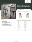 Lancaster Table & Seating 164BMLSWBVTP Specsheet