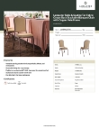 Lancaster Table & Seating 164BNQCRTN Specsheet