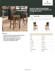 Lancaster Table & Seating 164BSOFIABLV Specsheet Lancaster Table & Seating 164BSOFIABLV Specsheet