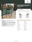 Lancaster Table & Seating 164BSPBVBKKD Specsheet