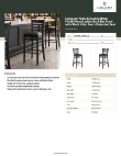 Lancaster Table & Seating 164BWLBVBKKD Specsheet