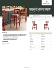 Lancaster Table & Seating 164BWLMVTPAS Specsheet