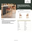 Lancaster Table & Seating 164BWLNVBGKD Specsheet