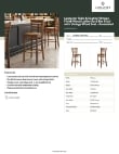 Lancaster Table & Seating 164BWLVWVNAS Specsheet