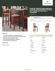 Lancaster Table & Seating 164BWWMVLBAS Specsheet