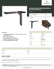 Lancaster Table & Seating 164CANT Specsheet