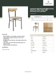 Lancaster Table & Seating 164CBMRNGCDD Specsheet