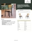 Lancaster Table & Seating 164CBSNVLBKD Specsheet