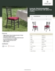 Lancaster Table & Seating 164CHIAVBKMR Specsheet Lancaster Table & Seating 164CHIAVBKMR Specsheet
