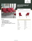 Lancaster Table & Seating 164CHRCH19BG Specsheet