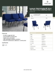 Lancaster Table & Seating 164CHRCH21NV Specsheet