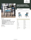 Lancaster Table & Seating 164CMCBVBLAS Specsheet