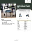 Lancaster Table & Seating 164CMCBVNVKD Specsheet