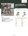 Lancaster Table & Seating 164CMCBVTPKD Specsheet Lancaster Table & Seating 164CMCBVTPKD Specsheet