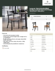 Lancaster Table & Seating 164CMCBWVNAS Specsheet Lancaster Table & Seating 164CMCBWVNAS Specsheet