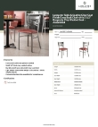 Lancaster Table & Seating 164CMCCVBGAS Specsheet