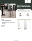 Lancaster Table & Seating 164CMCCVBKAS Specsheet